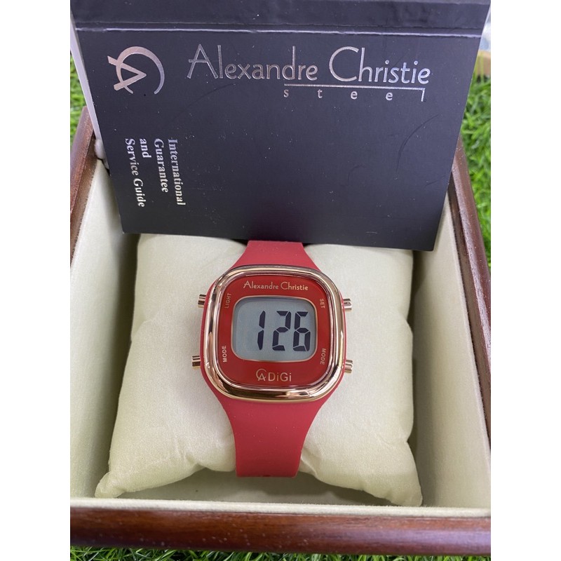 alexandre christie 9336lh digital merah wanita