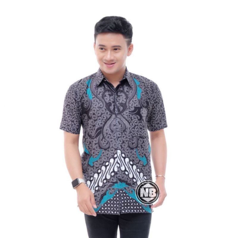 Kemeja baju batik pria hem 1234-Hem dimensi jo