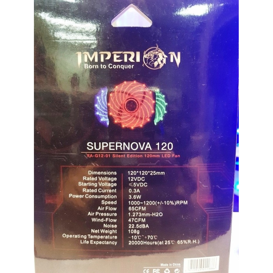 Imperion Fan Case 12Cm Supernova