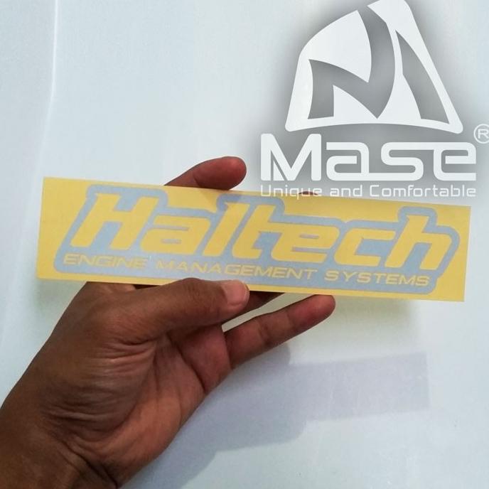 Cutting Stiker Haltech Scotlite 19x4cm mase33 Kualitas Baik