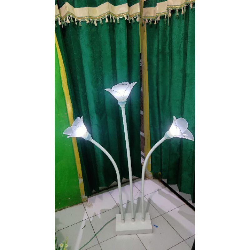 Bunga Lampu Standing Dekorasi set