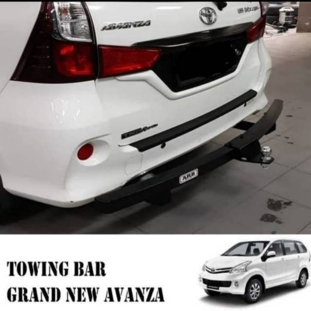 Towing bar besi bumper belakang ARB Avanza panjang full