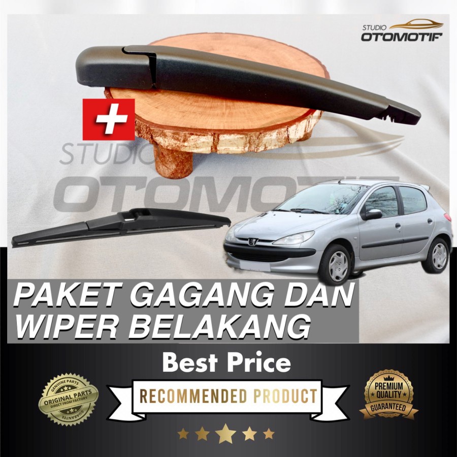 PAKET ARM WIPER BELAKANG PEUGEOT 206 GAGANG WIPER PEUGEOT 206 1 SET