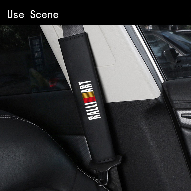 Cover Sabuk Pengaman Mobil Universal Bahan Kulit Untuk Mitsubishi Xpander Triton Lancer Evo Asx Mirage Outlander Grandis Ltrage L200