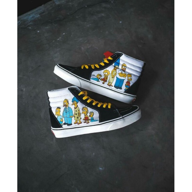 Vans Sk8-Hi X The Simpsons ORIGINAL BNIB MURAH