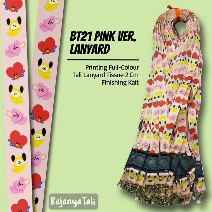 

TALI LANYARD BT21 PINK BT 21 - TALI HP RJT