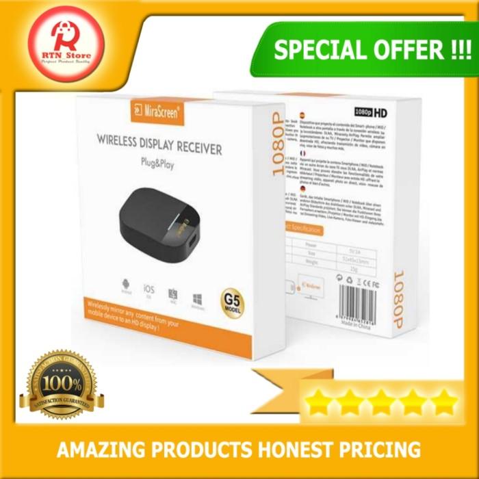 Original Mirascreen G5 Anycast Miracast Hdmi Dongle Wifi 1080P 2.4G