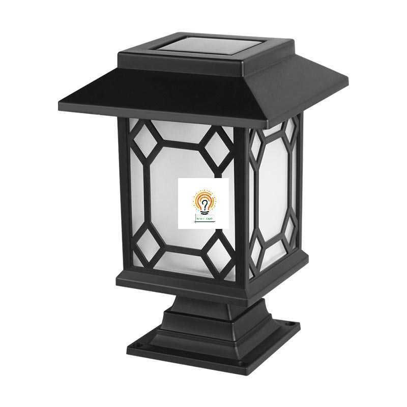 Lampu Solar Taman 5 LED Model Minimalis &amp; Classic Lampu TamanTenaga Surya