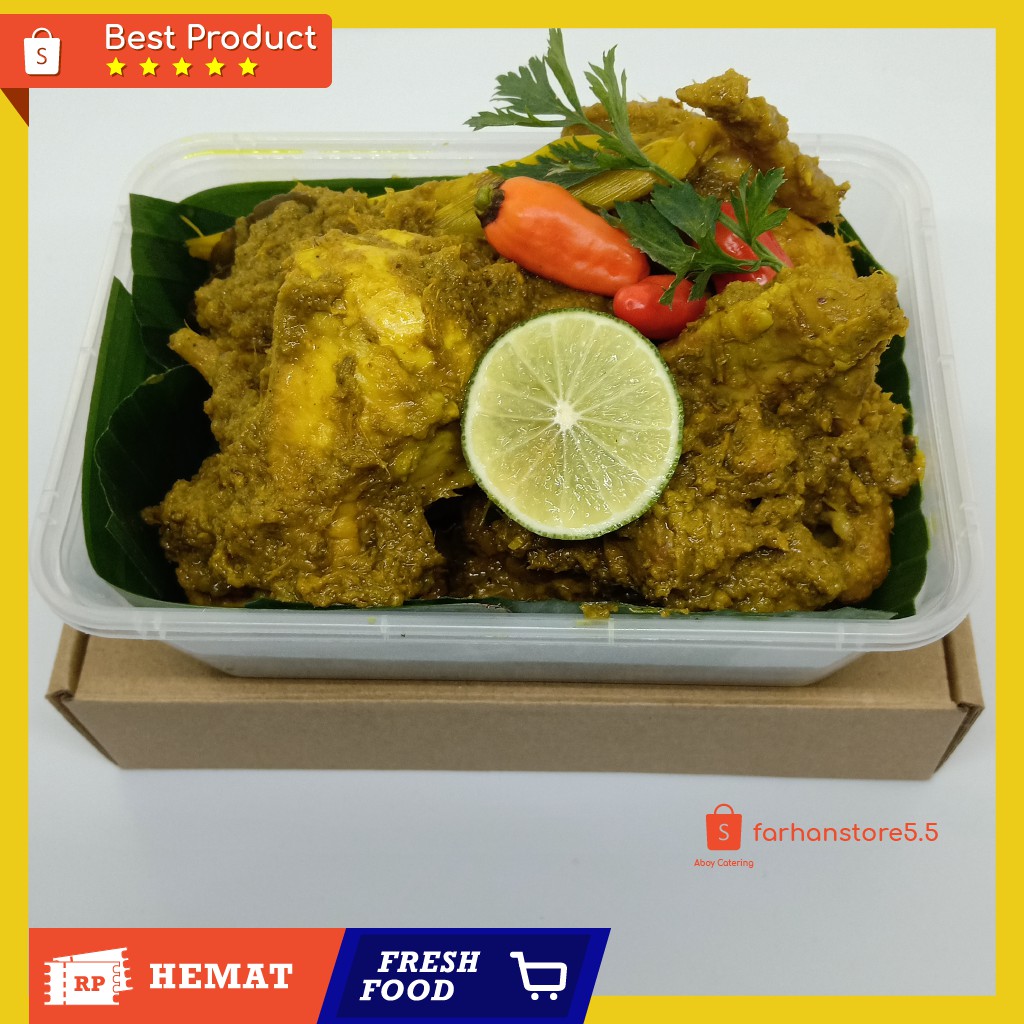 

[FRESH FOOD] Ayam Bumbu Ungkep Tinggal Goreng FRESH, HALAL, TANPA BAHAN PENGAWET