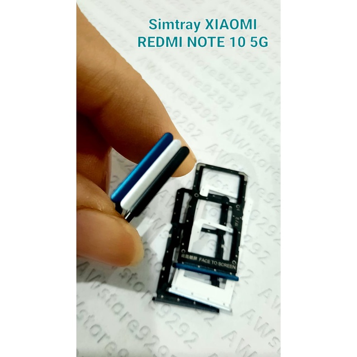 Slot Tempat Dudukan Kartu Simcard Sim card Lock Simtray Sim Tray XIAOMI REDMI NOTE 10 5G