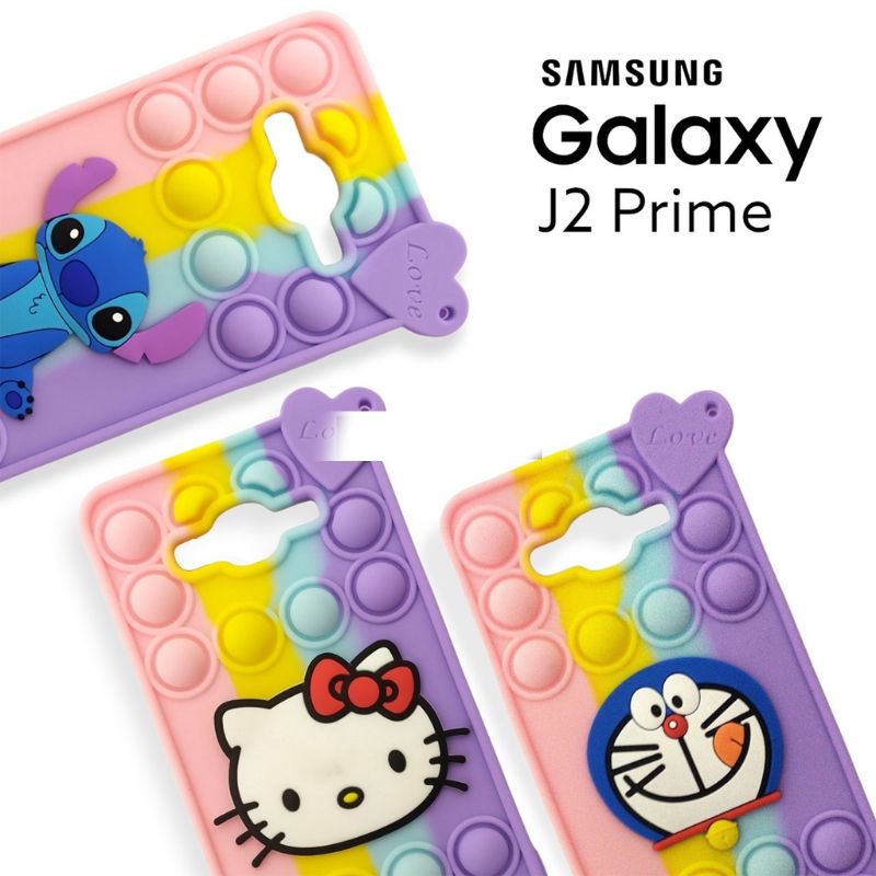 Case Pop It Samsung J2 Prime Kesing Hp Softcase Rainbow Imut