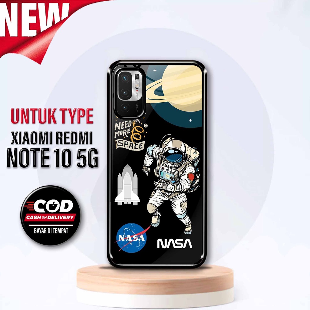 Case Redmi Note 10 5G - Hardcase Xiaomi Redmi Note 10 5G - Silikon Motif [ Astronasa ] - Cassing Mur