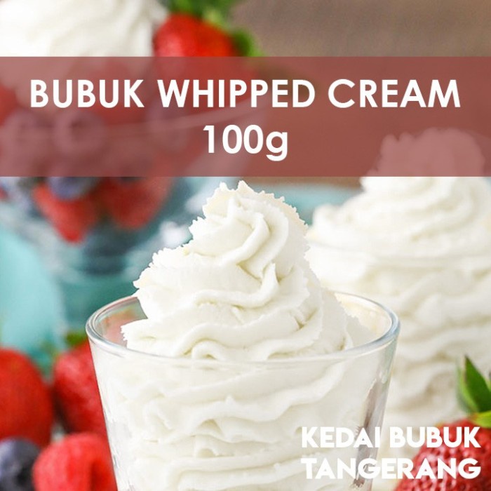 

Krim- 100G Bubuk Whipped Cream / Whippy Cream / Whip Cream 100G -Krim.