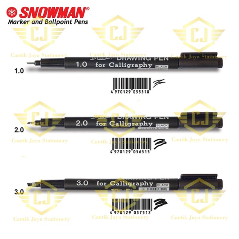 

Ballpoint / Pulpen SNOWMAN Kaligrafi / Calligraphy Pen