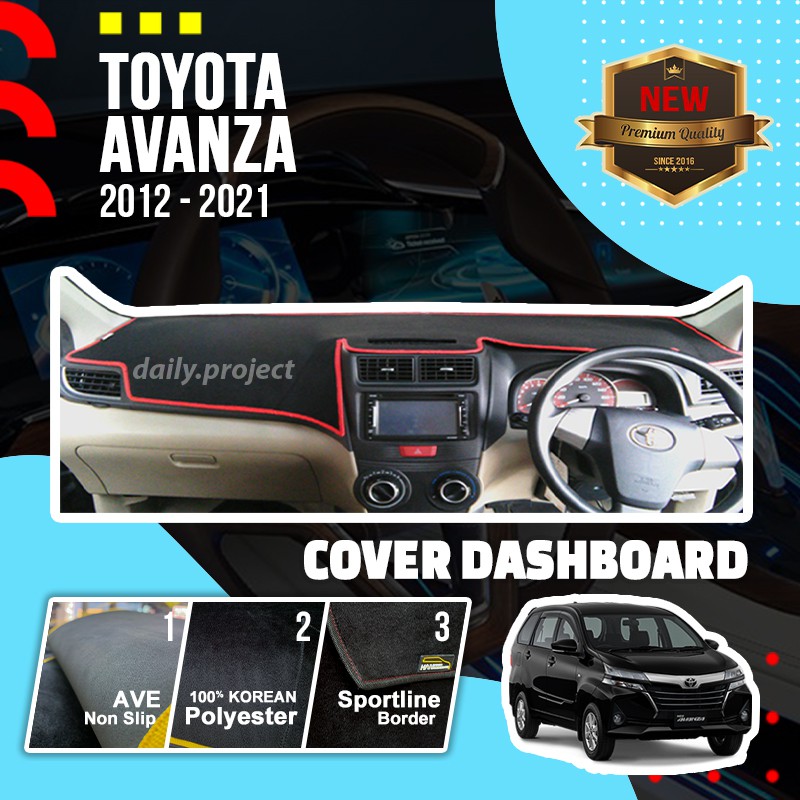 Cover Dashboard New Avanza 2012/2021 Alas Karpet Dashboard New Avanza New Avanza Veloz New Xenia