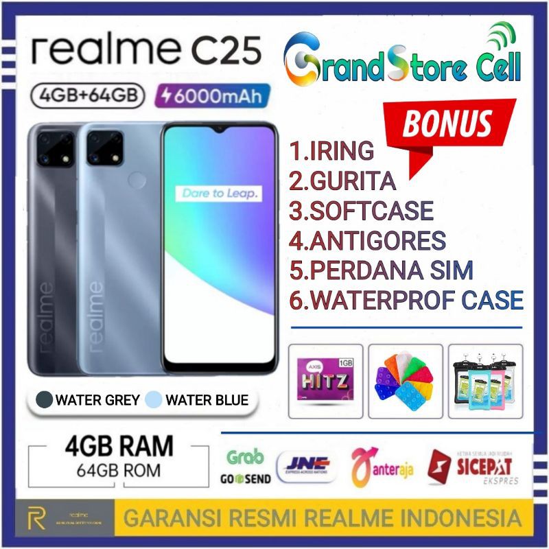 REALME C25 4/64 GB | C 25S 4/128 GB | C25 Y 4/64 GB GARANSI RESMI REALME INDONESIA