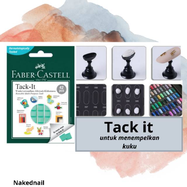 tack it serbaguna multi purpose / lem perekat / menempelkan kuku nail art nailart