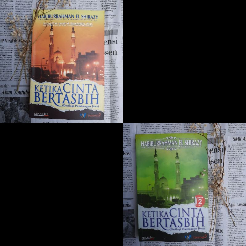 Preloved Novel Ketika Cinta Bertasbih Episode 1 2 Habiburrahman El Shirazy Novel Second Agama Shopee Indonesia