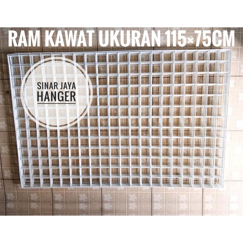 Ram besi 115X75CM Gantungan dinding/tembok