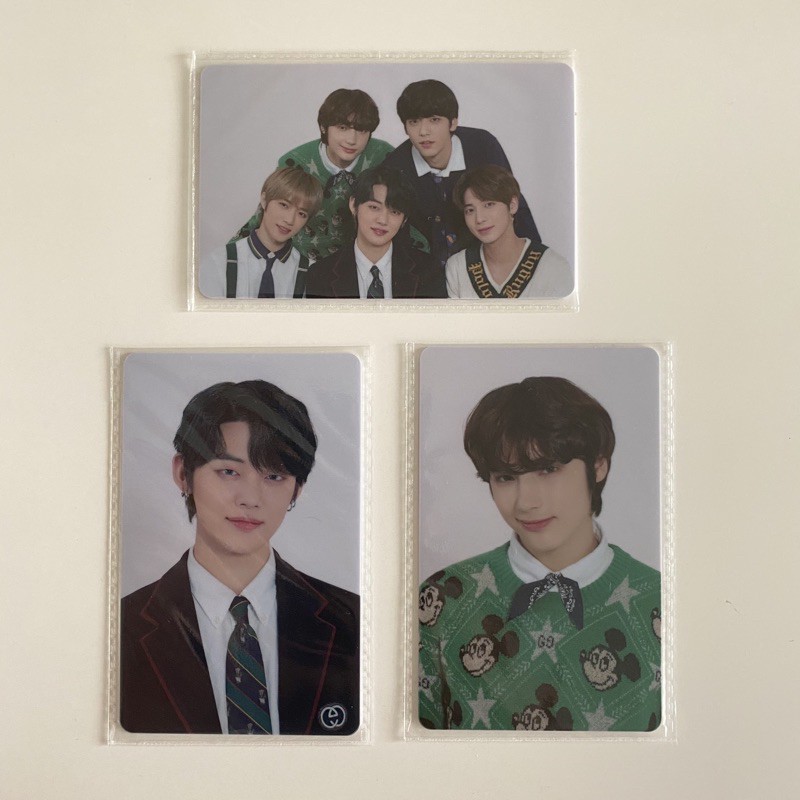 [Ready] TXT Fanlive 2021 Card Ticket Yeonjun , Hueningkai , Group