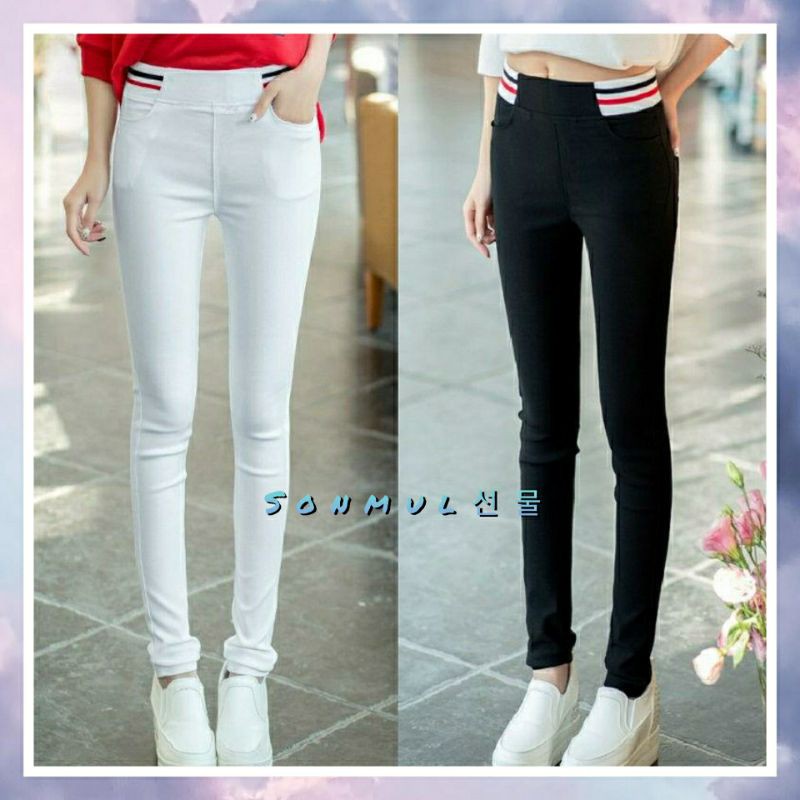 IMPORT WOMAN WINTER THERMAL LEGGING PANTS 'PAULINE' CASHMERE CELANA PANJANG WANITA MUSIM DINGIN