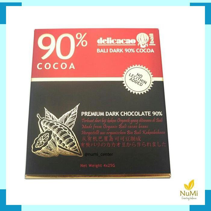 

Delicacao premium dark chocolate 90% no lechitin added 100 gram