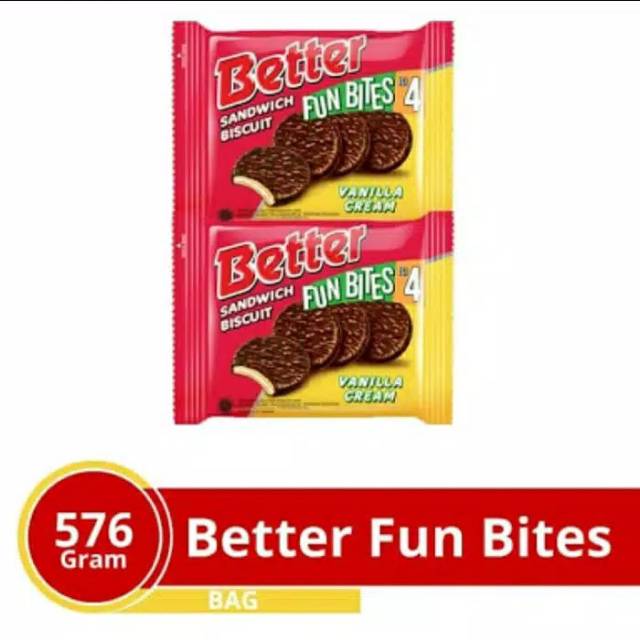 

Better fun bites isi 3 (36 gr x 12 pcs )