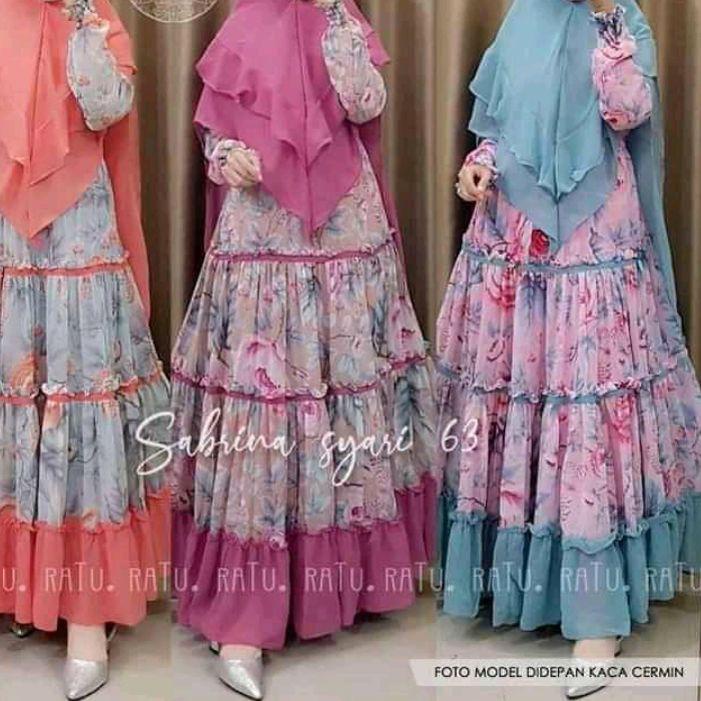 『HOT Product』 Gamis ratu sabrina syar'i 3.3 Brand/[COD]/3.3 Flash Sale/「Mall✔️」/Discount Today