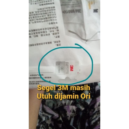 masker kn95 3M 9501v 9501v+