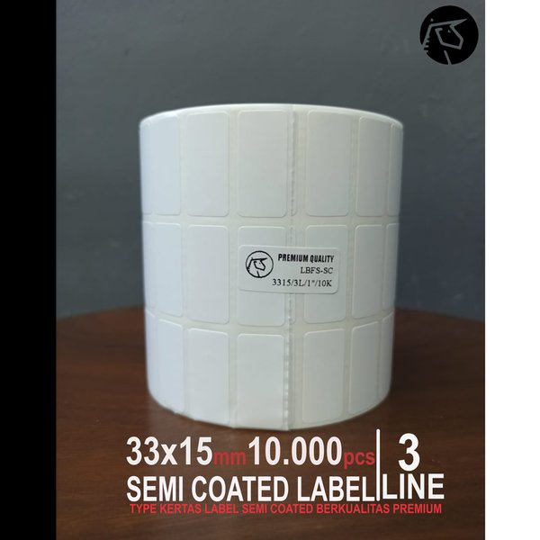 

Promo Label Barcode 33X15mm 3Line Kertas Stiker Label Semicoated 33x15 Isi 10.000pcs Diskon