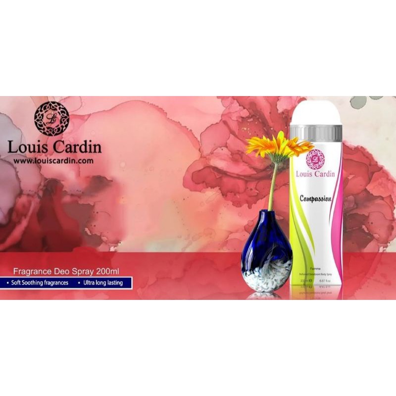 Deodorant Perfumed Body Spray Louis Cardin Compassion 200ml