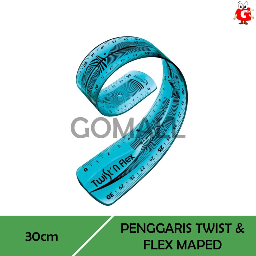 

Penggaris Lentur / Fleksibel Maped Twist & Flex 30cm