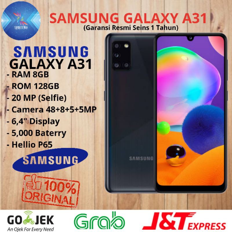 Samsung A31 Ram 8GB Rom 128GB 8/128 & 6/128 Garansi Resmi Samsung 1 Tahun