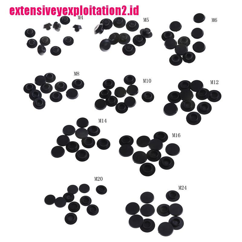 &lt; E2id &amp; &gt; 10Pcs / Set M4-m24 Cover Pelindung Kepala Baut Hex Allen