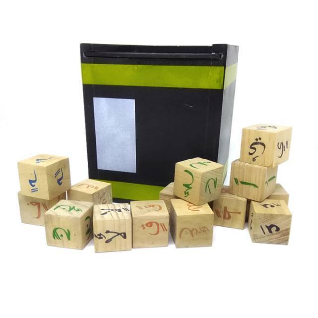 PROMO Balok Iqro Kotak Kabah Mainan Edukasi Edukatif Kayu Hijaiyah