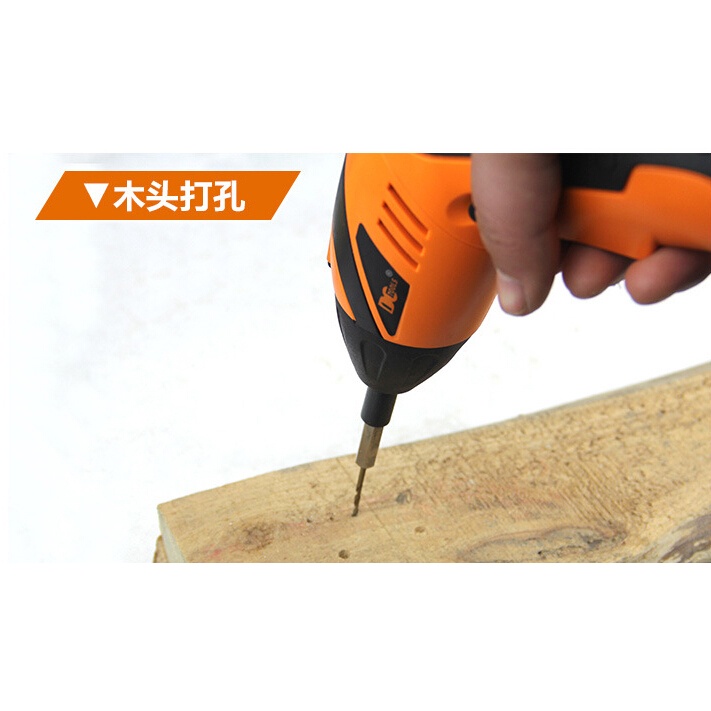 DCTools Bor Listrik Cordless Screwdriver Drill 45 in 1 4.8V - S023-4.8V - Orange