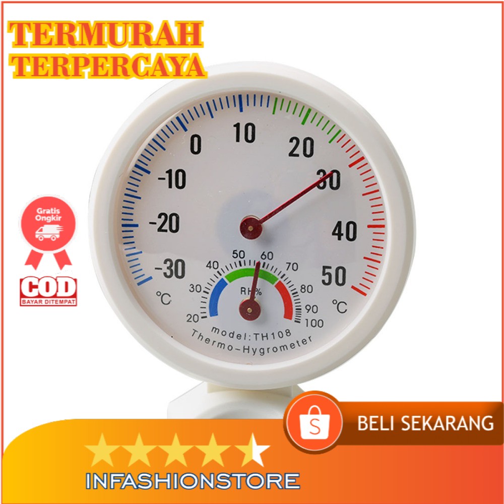 PROMO Monitor Analog Thermometer Hygrometer Ruangan