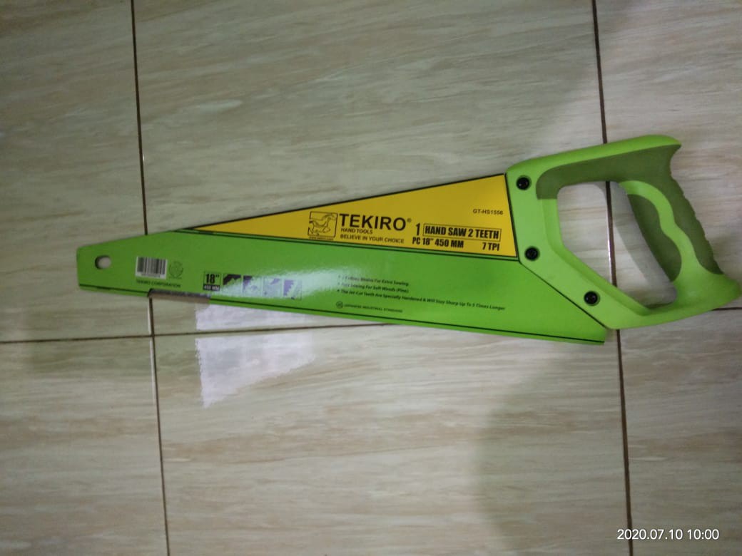 Tekiro Gergaji Tangan Gagang Tpr 18 Inch 2 Mata