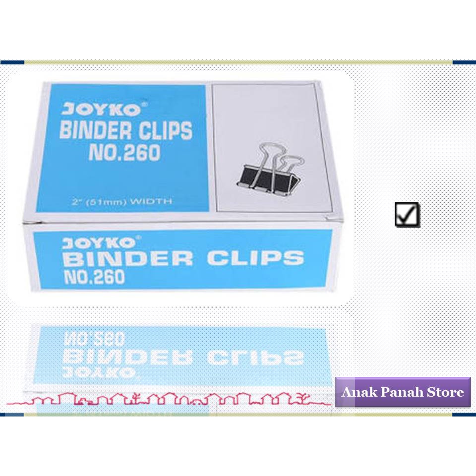 

Binder Clip 260 Merk Joyko