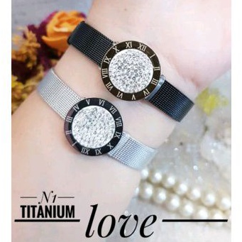 Titanium Gelang Tangan Gesper 1410d