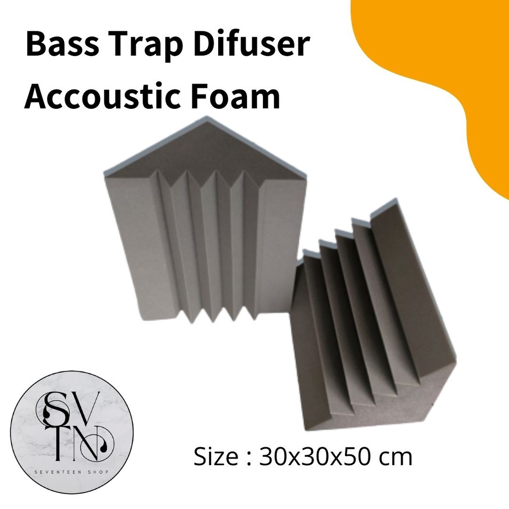 Bass Trap Corner Diffuser - Accoustic Foam Peredam Suara Ruangan