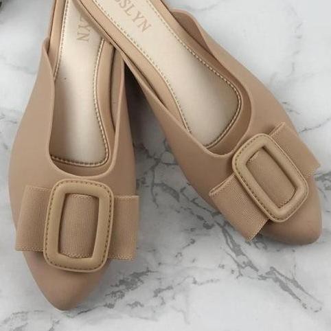 ► Hanya [6.6] ◄ Sandal Selop Import Wanita Breslin/Jesslyn Jelly Pita Kotak 517-3 <<