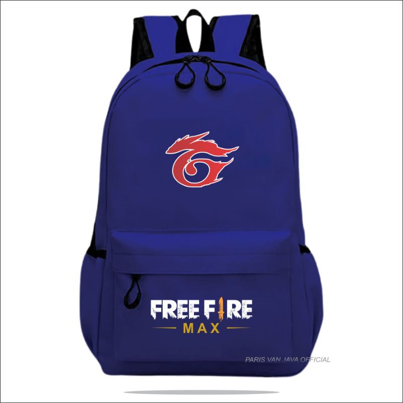 Tas FF anak laki laki Sekolah Backpack Kids Free fire MAX garena Premium PVJ