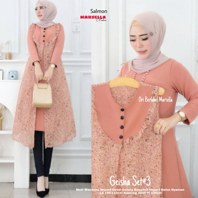Geisha # set by Marsella wakanda import outer ceruty babydoll @al