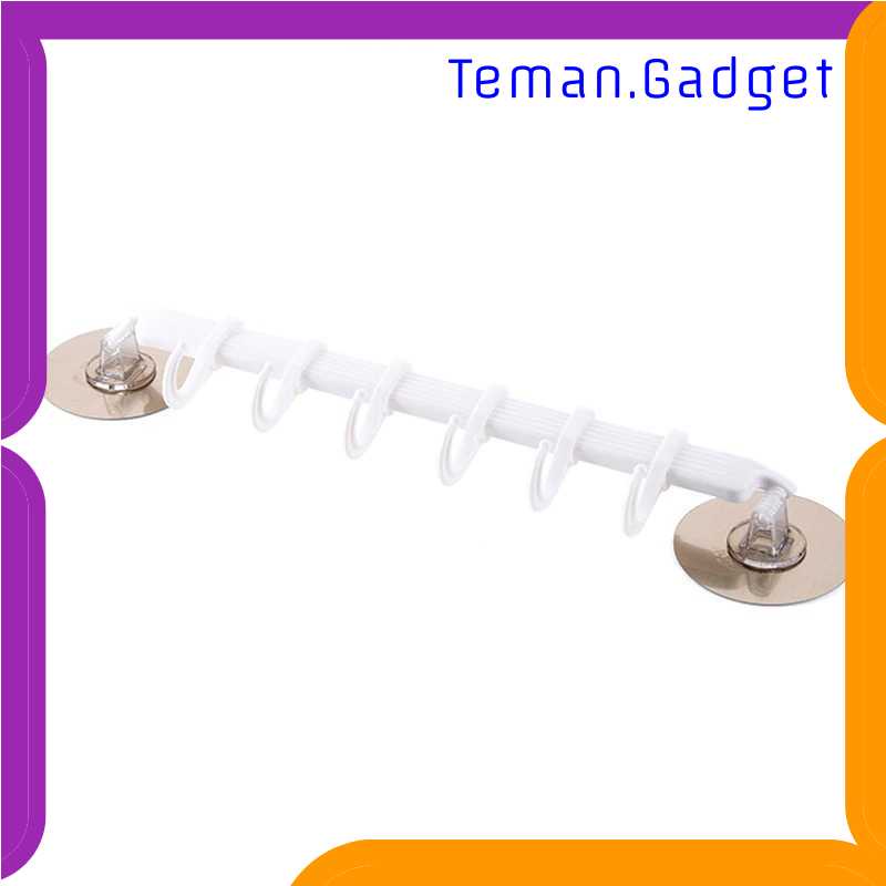 TG-DA Outer Rak Gantungan Peralatan Dapur 6 Hole Adhesive Hook - Ou007