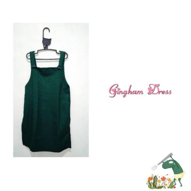 GINGHAM OVERALL DRESS | GINGHAM DRESS | OVERAL DRESS | OVERALL PRELOVED DRESS| KAWAII PRELOVED DRESS
