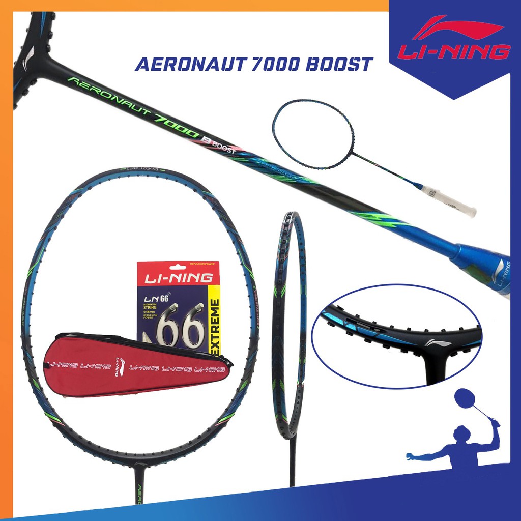 Lining Aeronaut 7000 B Raket Badminton Original