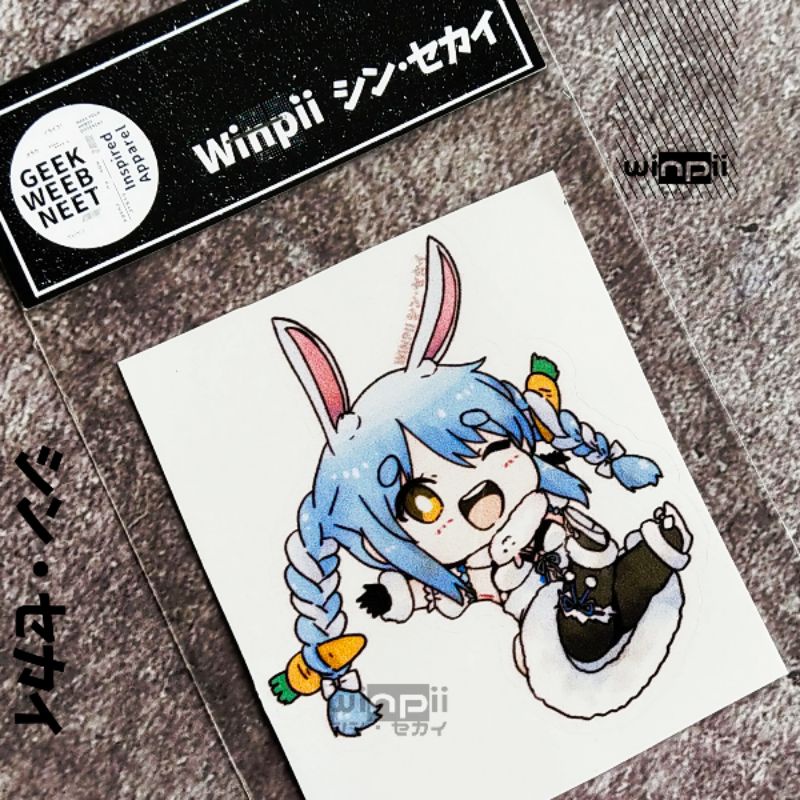Stiker / Sticker Pekora Usada Vtuber Hololive