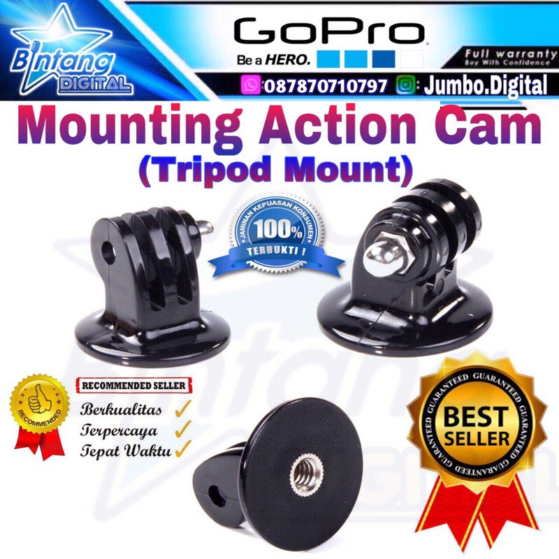 Tripod Mount Action Cam / Mounting Tripod Action Cam