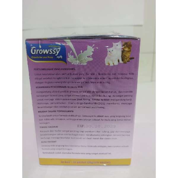 susu kucing growssy 1box